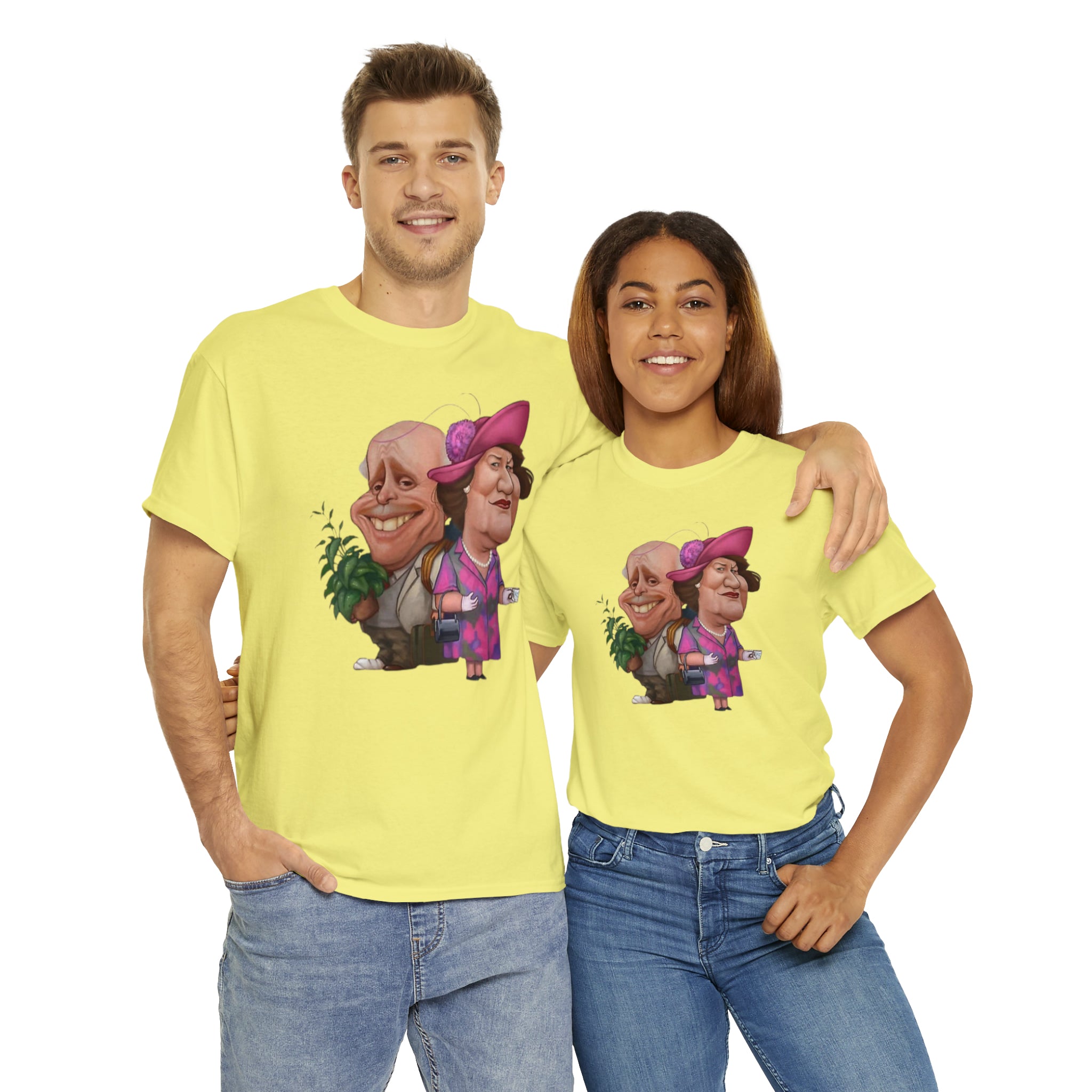 Keeping Up Appearances 90's TV Show-Unisex Heavy Cotton T-Shirt - Creations by Chris and Carlos